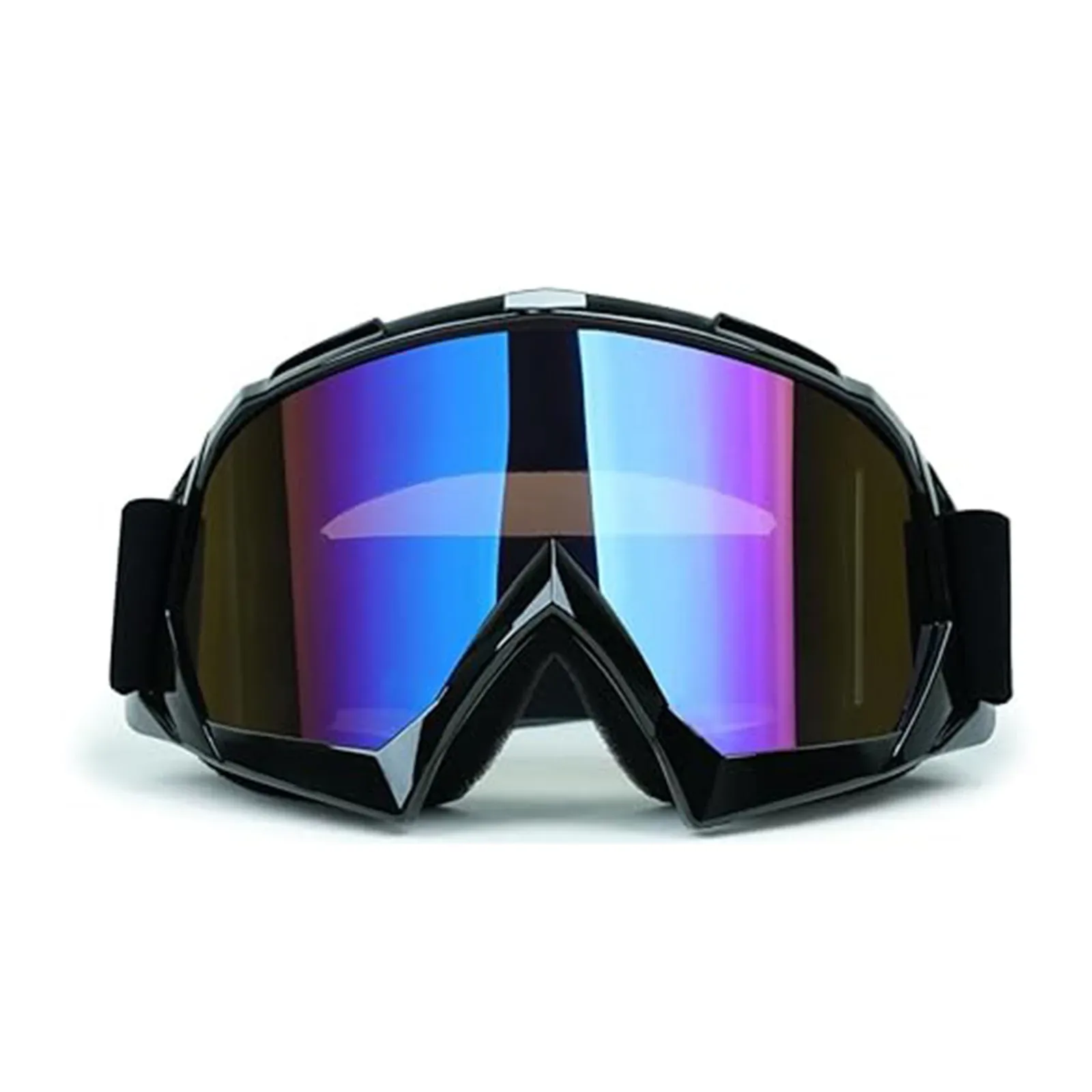 Windproof Anti-Scratch Dustproof Motorcycle Riding Goggles Ski Colorful Lens US