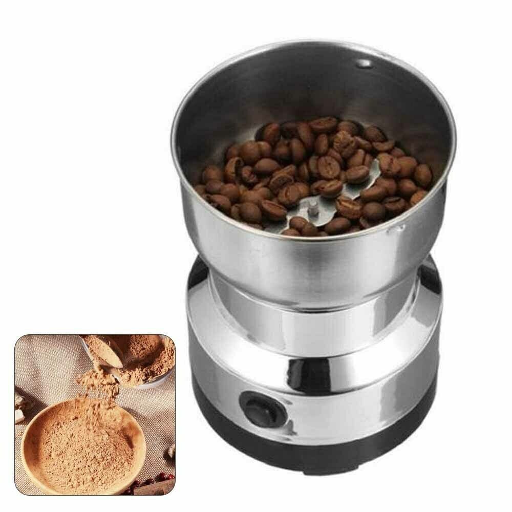 Electric Coffee Grinder Grinding Milling Nut Bean Spice Matte Blade Blender UK – view 7