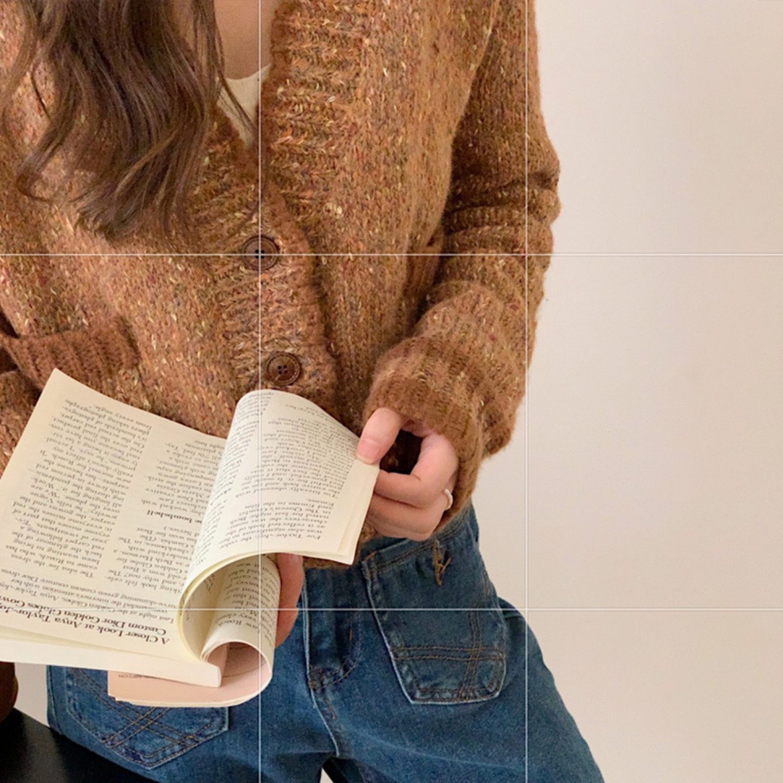 French Style Sweater Cardigan, Women's Spring Knitted Sweater, Kintted Top, Knitwear, Spring Clothing, Womens Clothing – view 6
