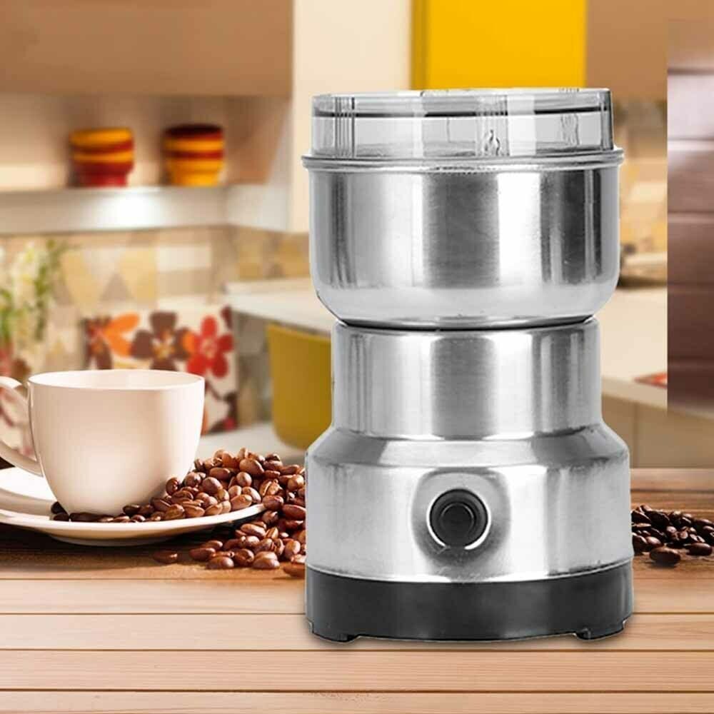 Electric Coffee Grinder Grinding Milling Nut Bean Spice Matte Blade Blender UK – view 4