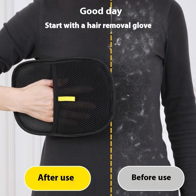 Pet Hair Remover Mitt Pet Hair Remover Gloves Deshedding Brush Glove For Dog Cat Rabbit With Long Short Curly Hair – view 22