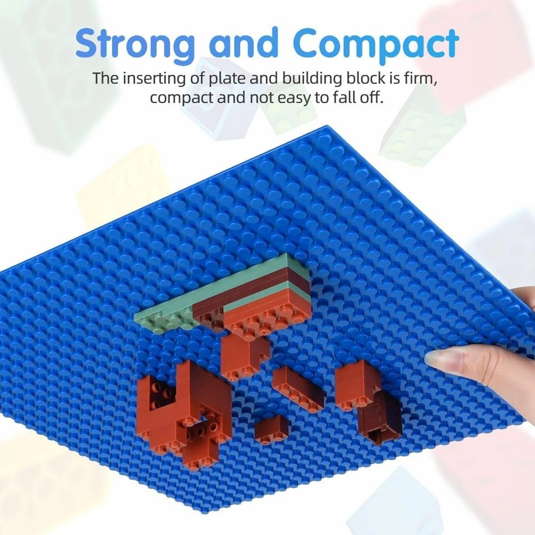 9pcs Building Block Baseboard, Educational Accessories, Toy Baseboard, Wall Base – view 10