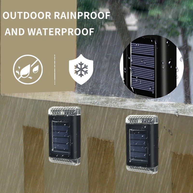 8Pack Super Bright Solar Powered Door Fence Wall Lights LED Outdoor Garden Lamp – view 6
