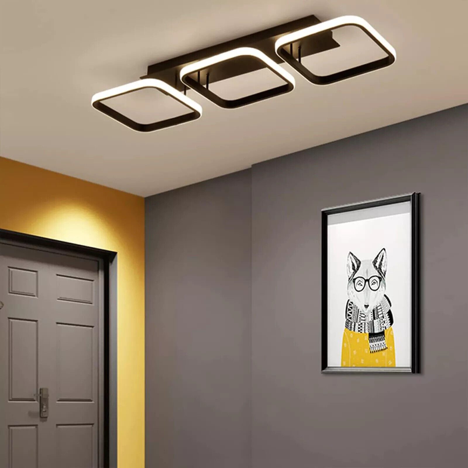 LED Ceiling Light Chic Lights Modern Kitchen Living Room Bedroom Lamp Dimmable – view 2